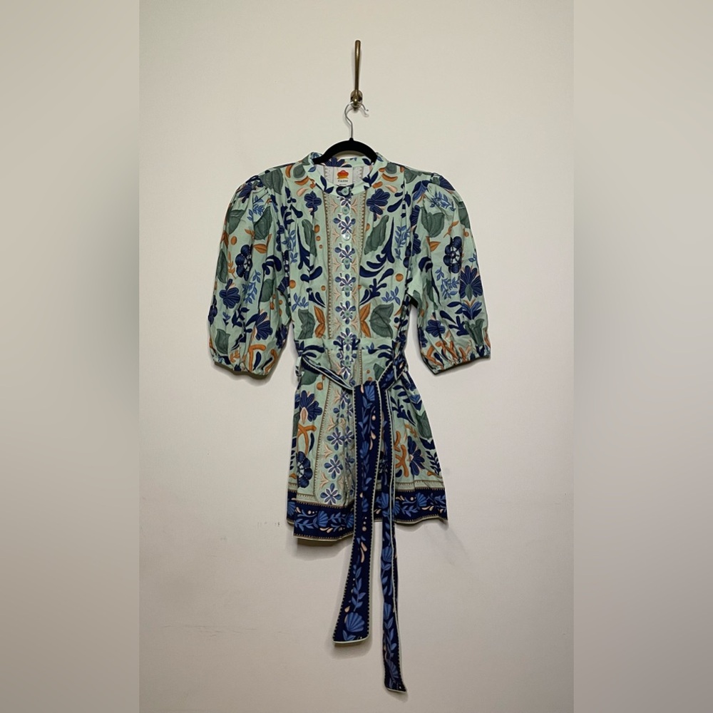 FARM Rio Ocean Tapestry Green Romper - Picture 11 of 14